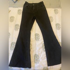 SHEIN Black Flare Jeans size 6